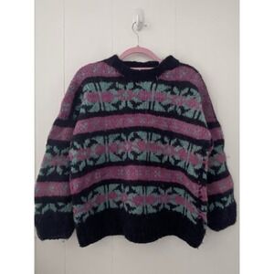 Women's Multicolor Patterned Sweater